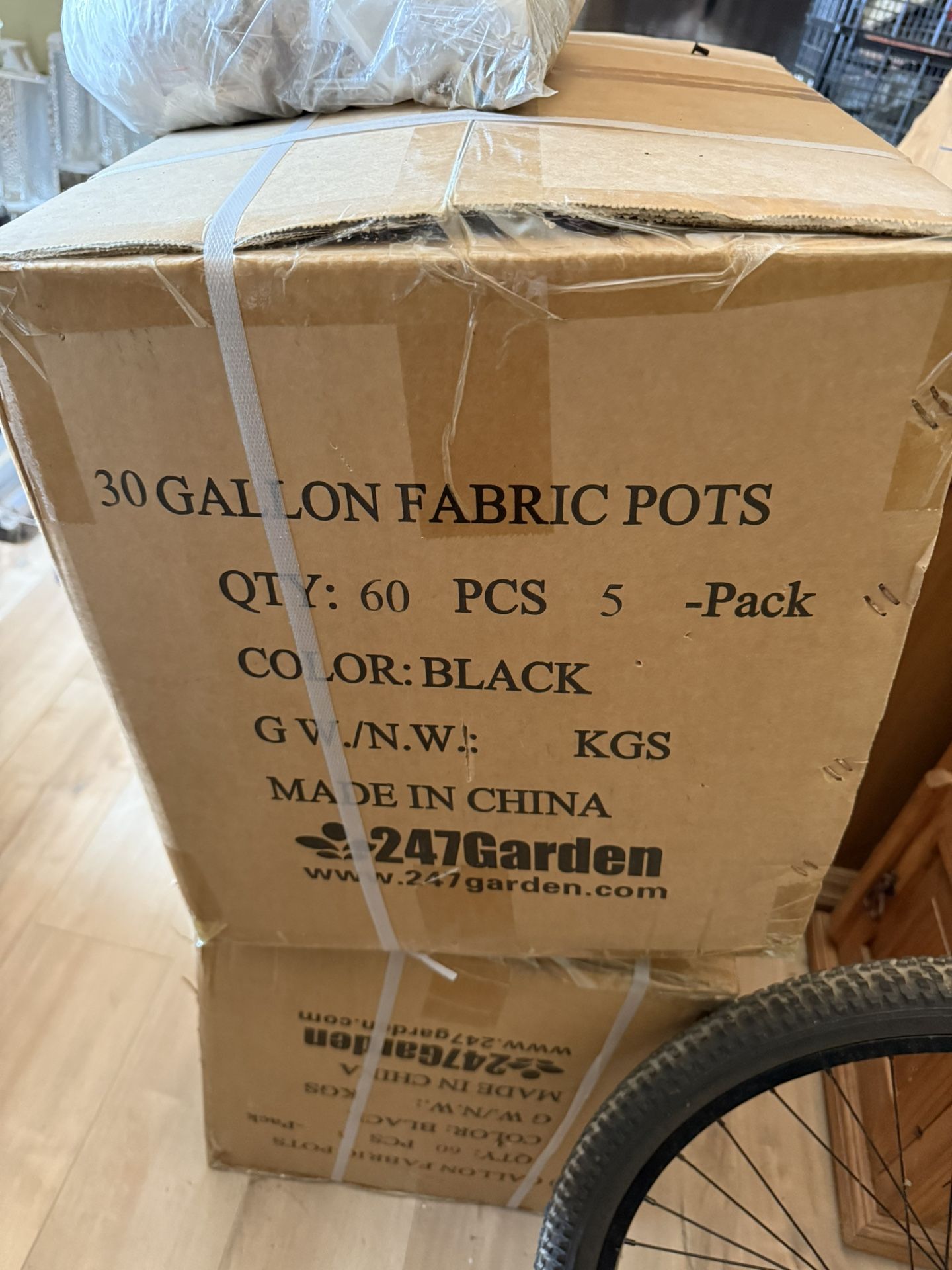 30 Gallon Planting Pot Fabric Bags Black Color,All Products : American Fashion Style Bags On Sale