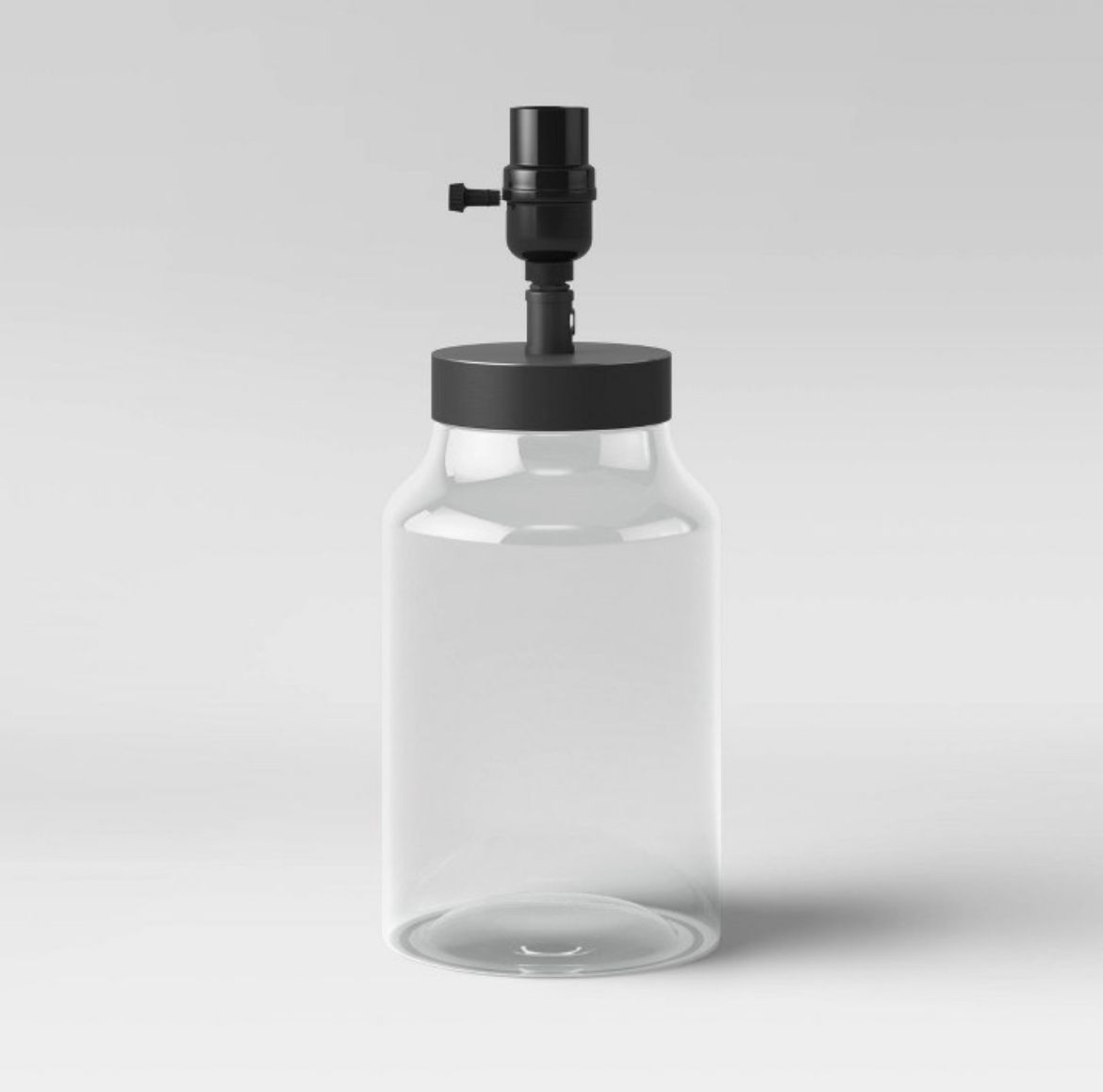 Fillable Small Lamp Base Clear