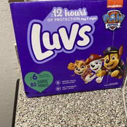 Size 6 Diaper 36 Count Brand Luvs 