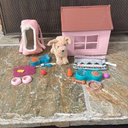 Our Generation Dog, Dog House And Accessories