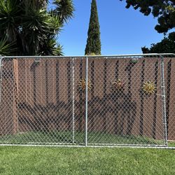 Dog Kennel – Chain-Link. 12 Feet Long x 6 Feet Wide x 6 Feet Tall.