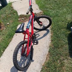 Red and  black  bike