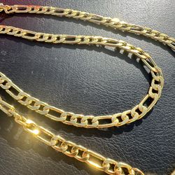Stainless Steel Plated Gold Chain
