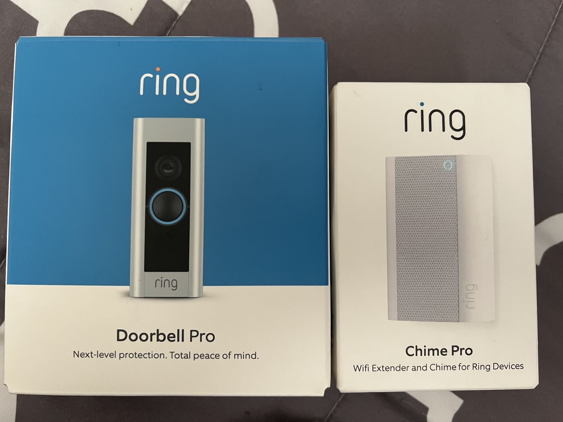 New Ring Doorbell Pro and Ring Chime Pro
