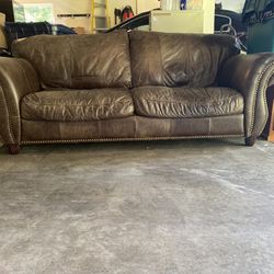 Leather Couch 