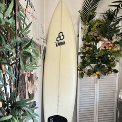 7’6” Channel Islands Al Merrick M-13 Surfboard
