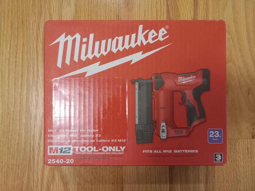 Milwaukee M12 Pin Nailer