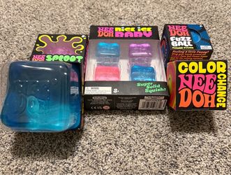 Needoh’s, squeeezy’s, and squishy’s
