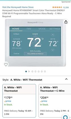 Honeywell Home Smart Color Thermostat