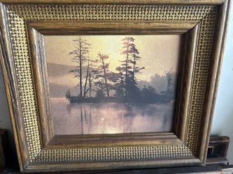Two Vintage Framed Oil On Canvas
