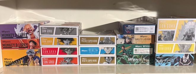 SHF-dragon ball z, one piece, demon slayer, kaiju no.8, Naruto,  and my hero academia