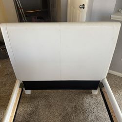 Twin Bed - White Frame