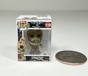 Funko Bitty Pop FNAF Springtrap 110 rare Chase Mystery 1/6 Five Nights at Freddy's