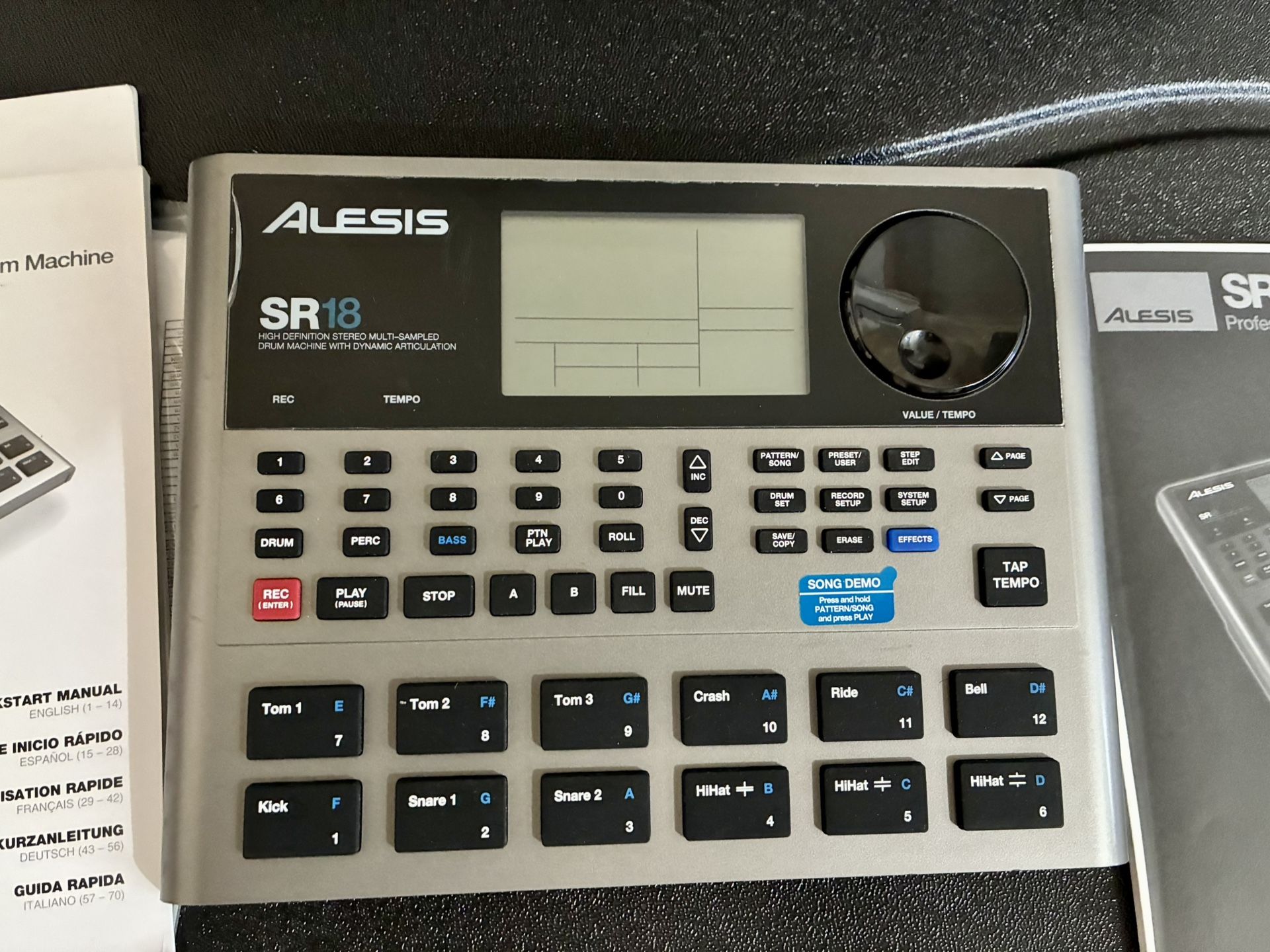 Alesis SR18 Portable Electronic Drum Machine With Effects