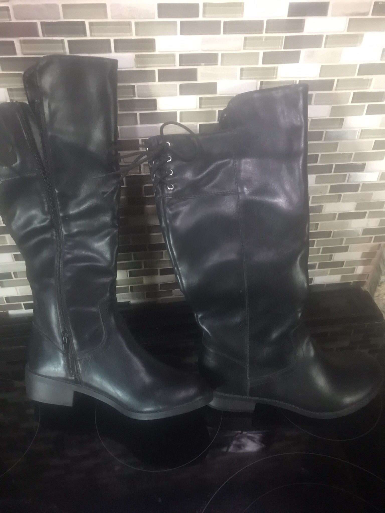 New Black Boot And Use Black Jacket 