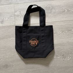 Trader Joe’s Mini Canvas Bag Halloween Black No Tag 