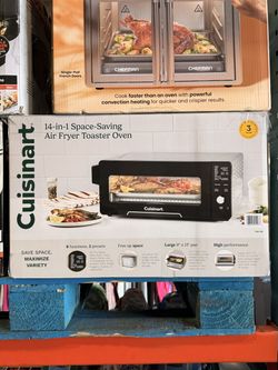 Cuisinart 14-In-1 Space Saving Air Fryer Toaster Oven Brand New In Box