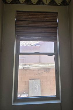 Bamboo blinds