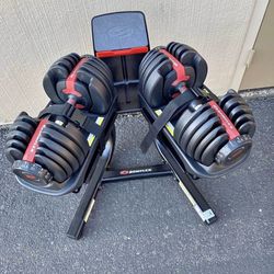 Bowflex-Dumbbells-552 Set-with-Stand