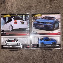 Hot Wheels Premium 1:43 Scale 25$ Each
