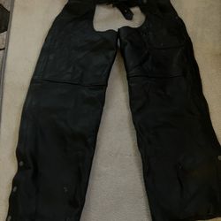 Leather Motorcycle Chaps