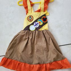 Disney UP Russell Costume Dress Sz 4-6