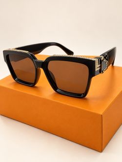 Louis Vuitton Square Sunglasses with Crystal Detail designer