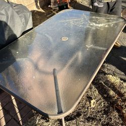 Glass table