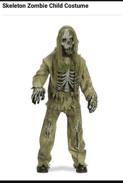 Sceleton Zombi Halloween Costume