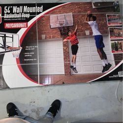 54”  Wall Mounted Basketball Hoop