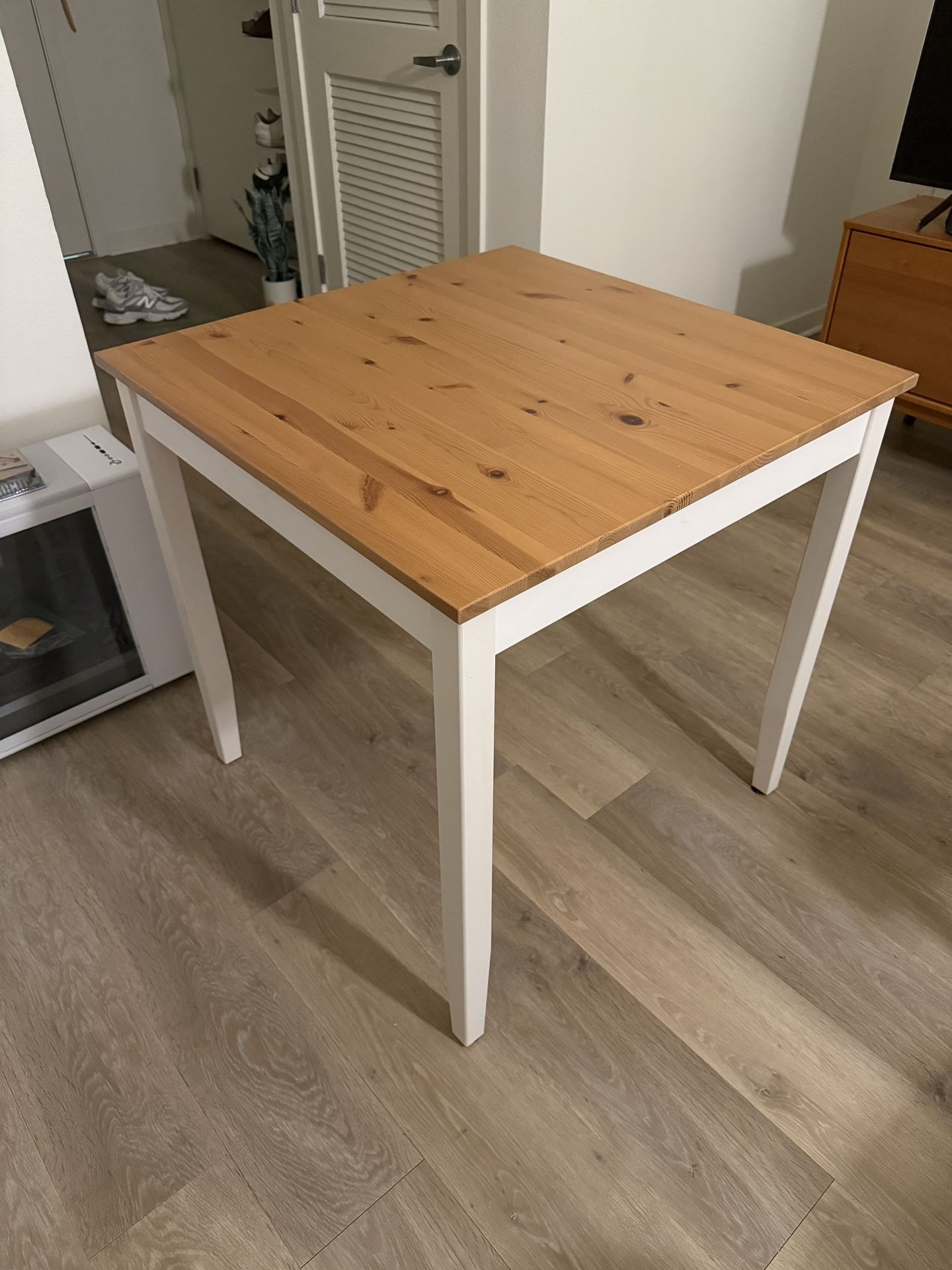 IKEA square table (LERHAMN)