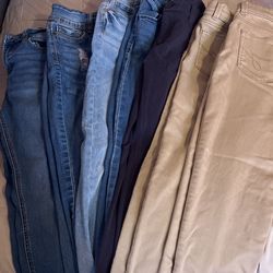Jeans And Uniform Pants