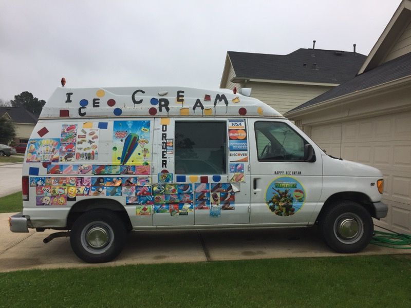 Ice cream truck ready for work!