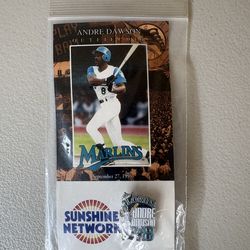 1995 Florida Marlins Andre Dawson Pin