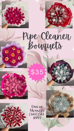 Pipe Cleaner Bouquets