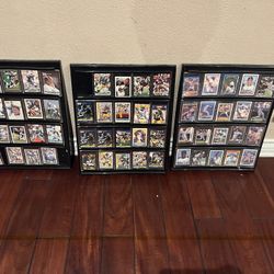 Sports Cards In Frame 