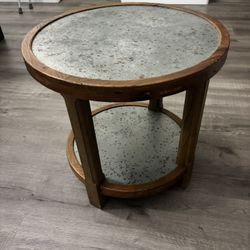 Rustic End Table 