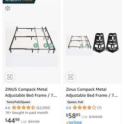 Adjustable Metal Bed Frame 