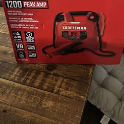Craftsman 1200 Peak Power Jump Starter Brand New