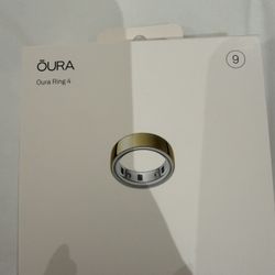 Brand New Unopened Oura Ring 4 In Yellow Gold