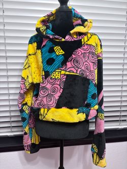 Sally Nightmare Before Christmas Fleece Hoodie