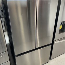 Stainless Steel 3-Door French Door Refrigerator - 24 Cu. Ft.