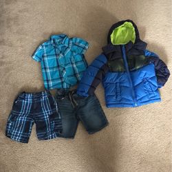 Bundle of 4 boy 's clothing size 4 Good condition 