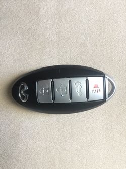 Infinity fob remote key .... fcc Kr55wk49622
