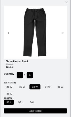 COVE USA Chino Pants Brand New