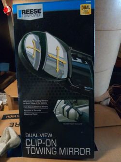 Clip-on towing mirror