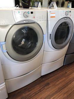 Whirlpool duet washer and dryer