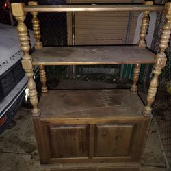 100 % real wood  cabinet