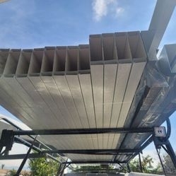 Pergola Aluminum Wood 