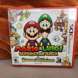 Mario Luigi Superstar Saga Nintendo 3DS 